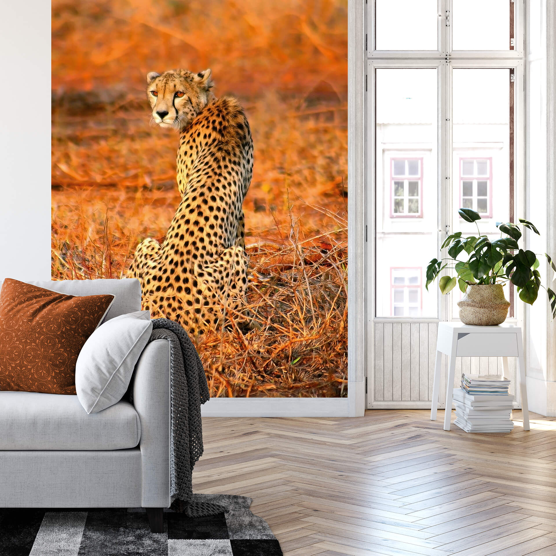 Fototapete Leopard Safari 1,92 x 2,6 m