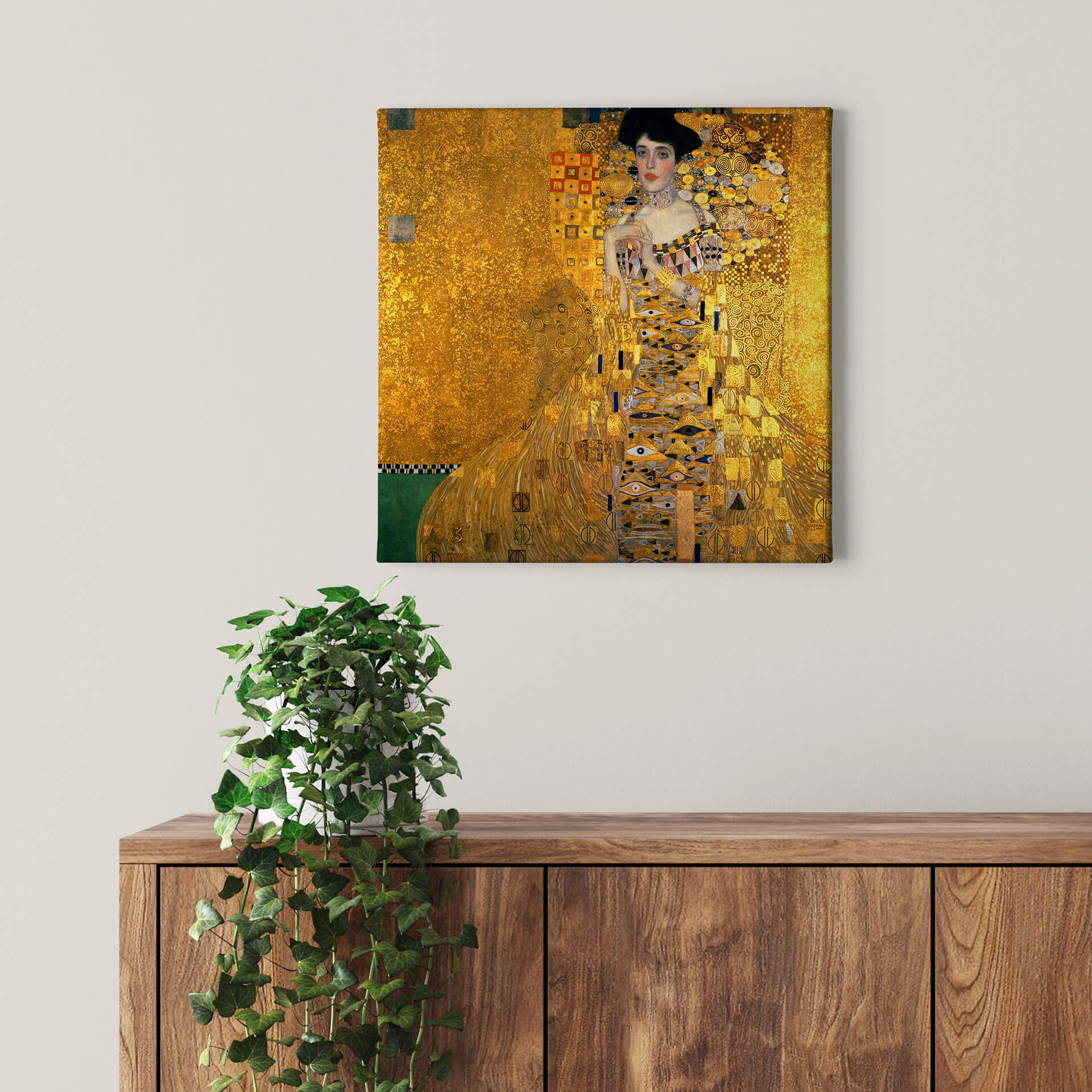LEINWAND GOLDENE ADELE Klimt 50 x 50 cm