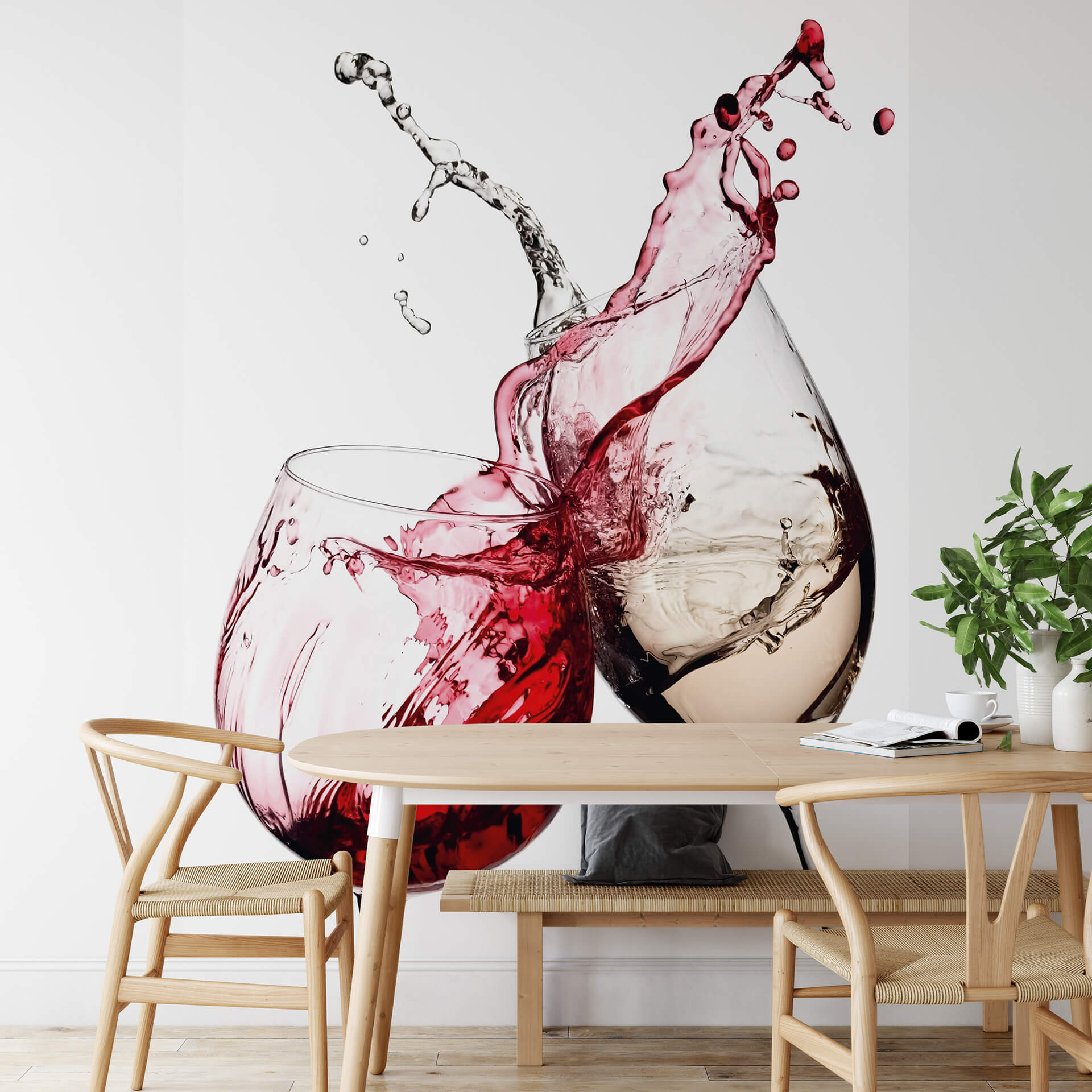 Fototapete Wine Glasses 1,92 x 2,6 m